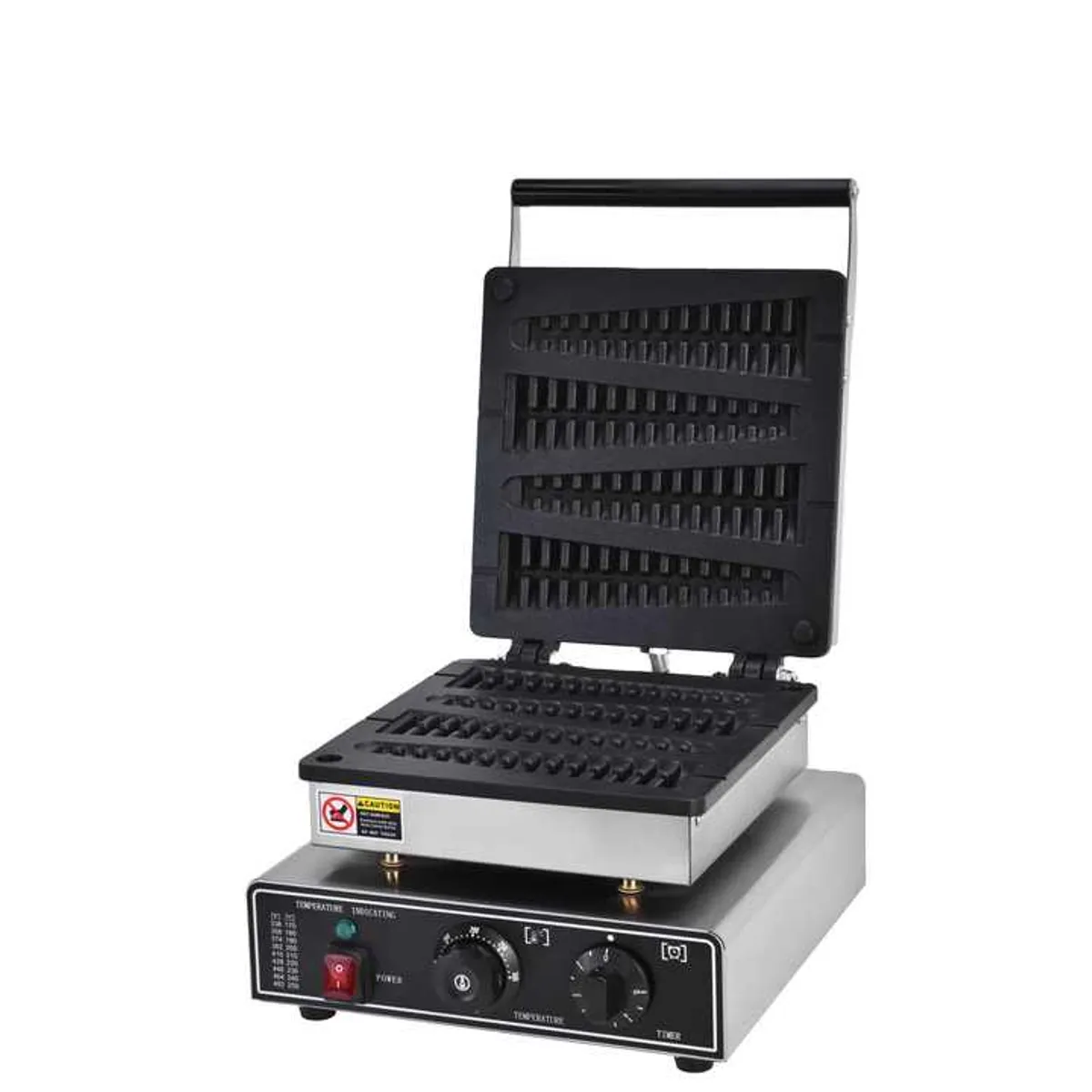 Waffle maker lolly shape